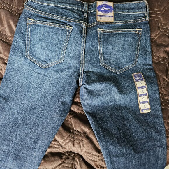 NWT Old Navy Diva Denim Jeans Size 8 L - Picture 2 of 4
